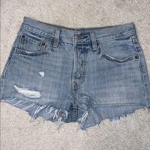 Levi’s 501 High-Rise Denim Shorts